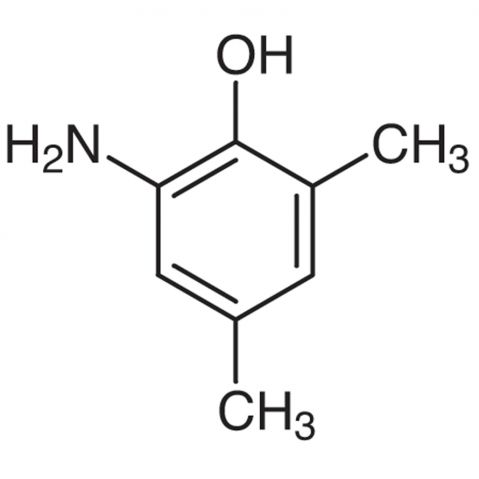 6-Amino-2,4-xylenol Chemische Struktur