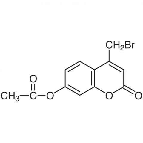 7-Acetoxy-4-bromomethylcoumarin [for HPLC Labeling] Chemical Structure