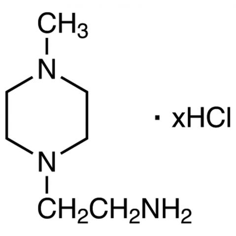 1-(2-Aminoethyl)-4-methylpiperazine Hydrochloride Chemische Struktur