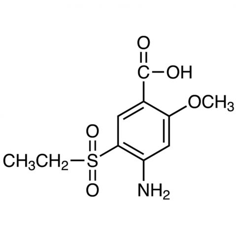 4-Amino-5-(ethylsulfonyl)-2-methoxybenzoic Acid Chemical Structure