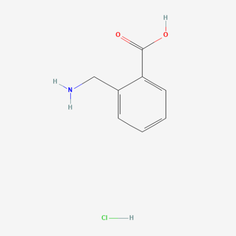 2-(Aminomethyl)benzoic acid hydrochloride 化学構造