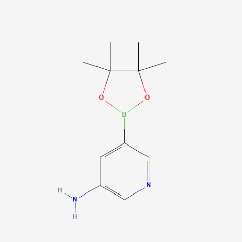 3-Aminopyridine-5-boronic acid pinacol ester 化学構造