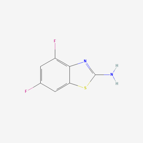 2-Amino-4,6-difluorobenzothiazole Chemische Struktur