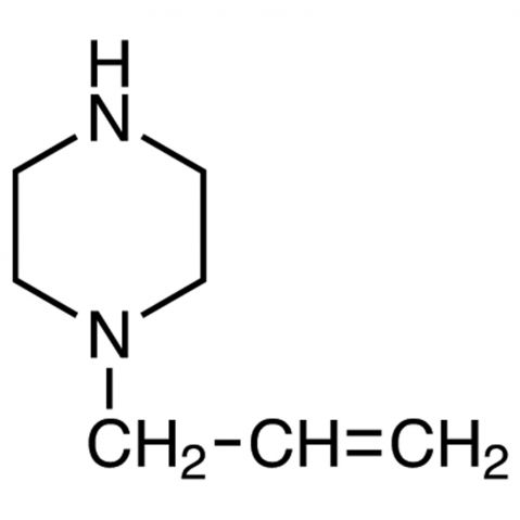 1-Allylpiperazine 化学構造