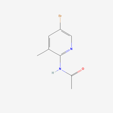 2-Acetylamino-5-bromo-3-methylpyridine Chemical Structure