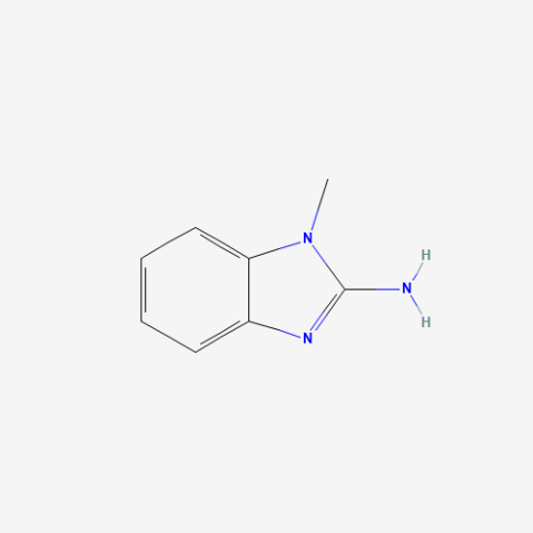 2-Amino-1-methylbenzimidazole Chemische Struktur