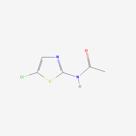 2-Acetamido-5-chlorothiazole 化学構造