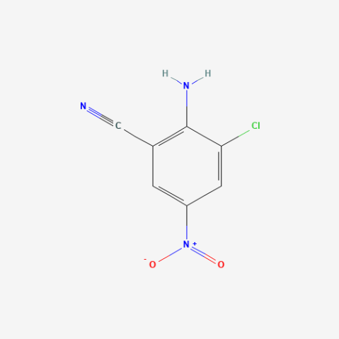 2-Amino-3-chloro-5-nitrobenzonitrile Chemical Structure