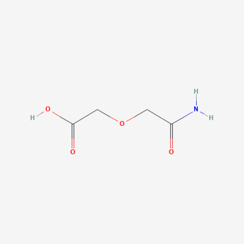 (2-Amino-2-oxoethoxy)acetic acid 化学構造