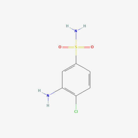 3-Amino-4-chlorobenzenesulfonamide Chemical Structure