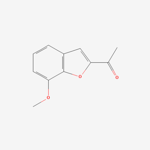 2-Acetyl-7-methoxybenzofuran 化学構造