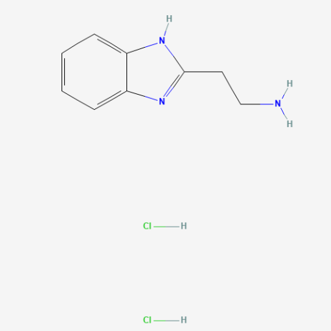 2-(2-Aminoethyl)benzimidazole dihydrochloride 化学構造