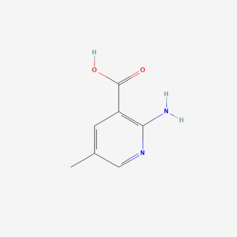 2-Amino-5-methylnicotinic acid Chemical Structure