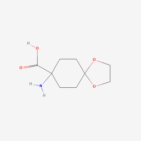 1-Amino-4-oxocyclohexanecarboxylic acid ethylene ketal Chemical Structure