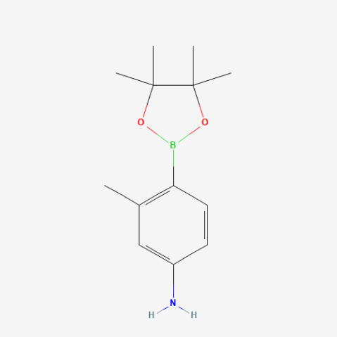 4-Amino-2-methylphenylboronic acid pinacol ester Chemical Structure