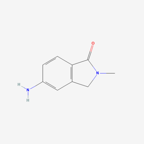 5-amino-2-methyl-2,3-dihydro-1H-isoindol-1-one 化学構造