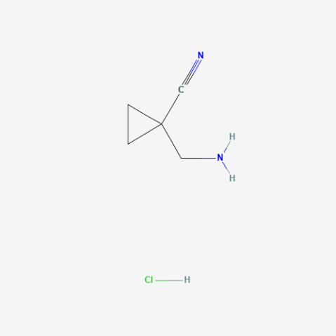 1-(aminomethyl)cyclopropane-1-carbonitrile hydrochloride Chemical Structure