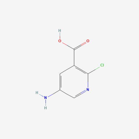 5-amino-2-chloropyridine-3-carboxylic acid التركيب الكيميائي