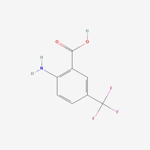 2-amino-5-(trifluoromethyl)benzoic acid Chemische Struktur