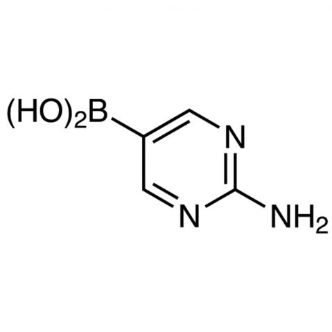 2-Aminopyrimidine-5-boronic Acid (contains varying amounts of Anhydride) 化学構造