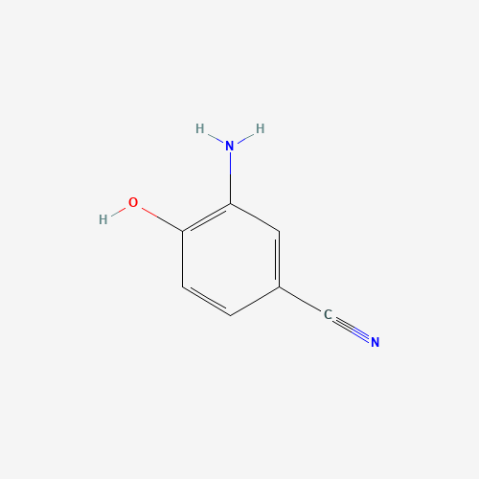 2-Amino-4-cyano-phenol التركيب الكيميائي