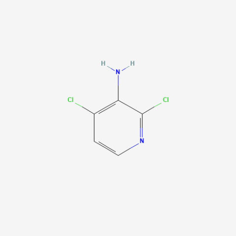 3-Amino-2,4-dichloropyridine 化学構造