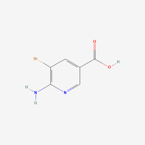 6-Amino-5-bromonicotinic acid التركيب الكيميائي