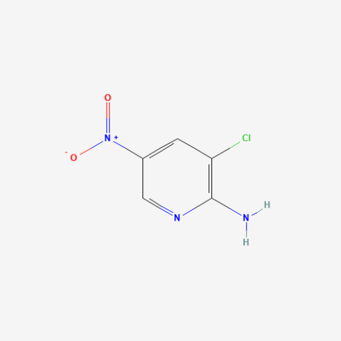 2-Amino-3-chloro-5-nitropyridine Chemical Structure