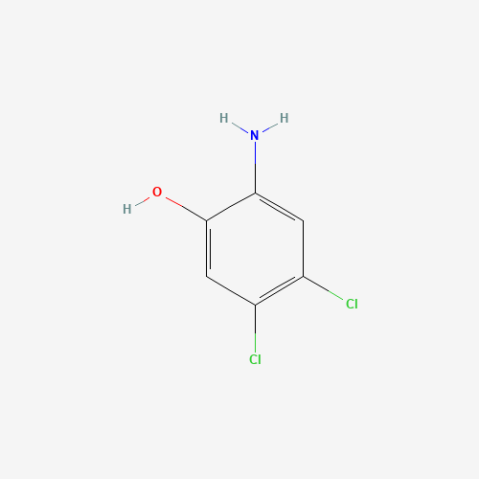 2-Amino-4,5-dichlorophenol Chemical Structure