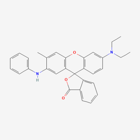 7-Anilino-3-diethylamino-6-methyl fluoran 化学構造