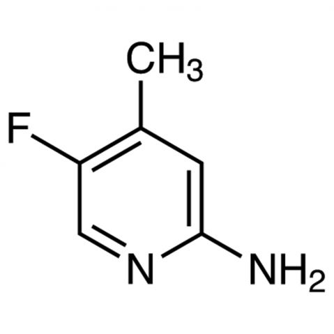 2-Amino-5-fluoro-4-methylpyridine Chemical Structure