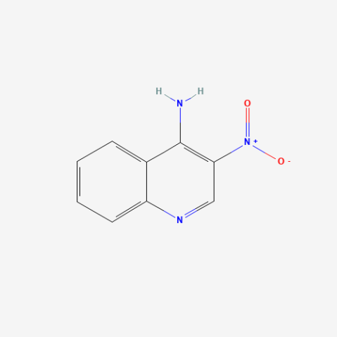 4-Amino-3-nitroquinoline 化学構造