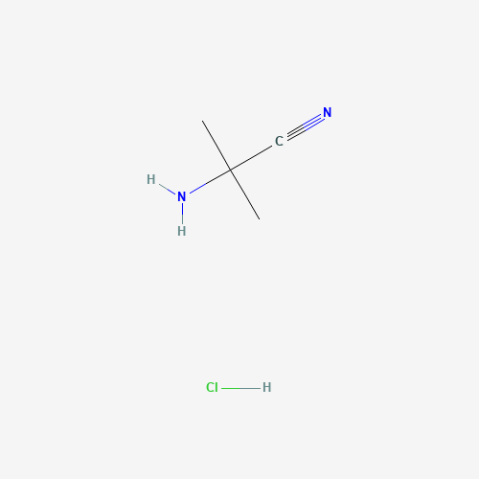 2-Amino-2-methylpropanenitrile HCl Chemical Structure
