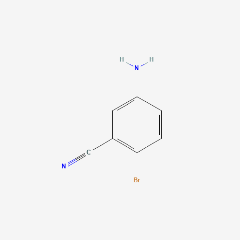 5-Amino-2-bromobenzonitrile Chemische Struktur