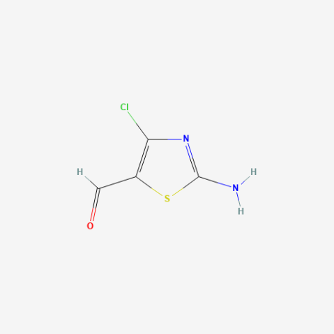 2-Amino-4-chlorothiazole-5-carbaldehyde التركيب الكيميائي