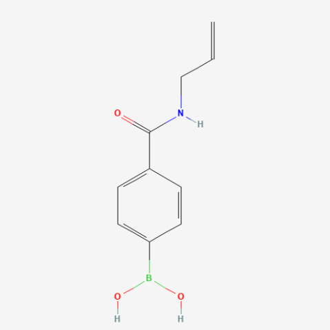 4-Allylaminocarbonylphenylboronic acid Chemical Structure