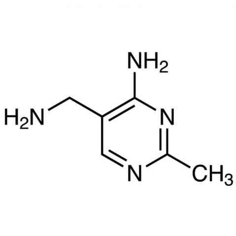 4-Amino-5-aminomethyl-2-methylpyrimidine 化学構造