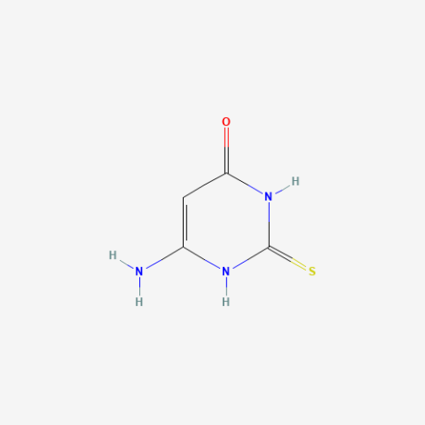 6-Amino-4-hydroxy-2-mercaptopyrimidine Chemical Structure