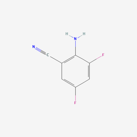 2-Amino-3,5-difluorobenzonitrile Chemical Structure