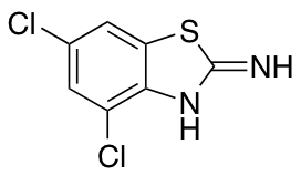 2-Amino-4,6-dichlorobenzothiazole Chemische Struktur