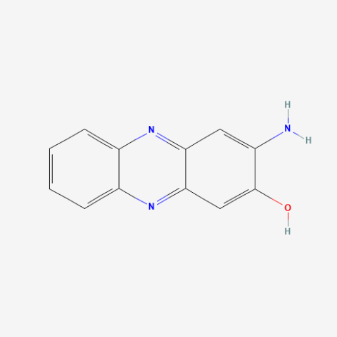 2-Amino-3-Hydroxyphenazine 化学構造