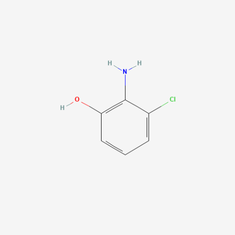 2-Amino-3-chlorophenol Chemical Structure