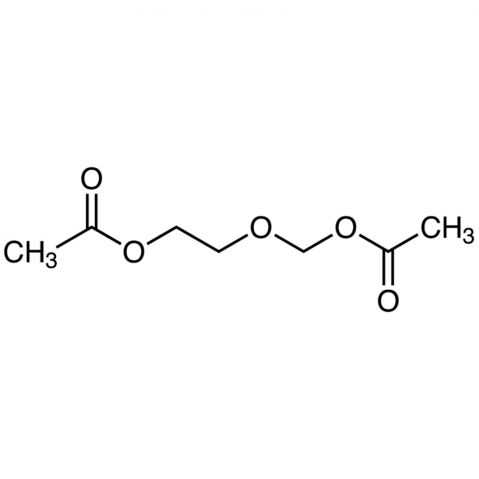 (2-Acetoxyethoxy)methyl acetate 化学構造