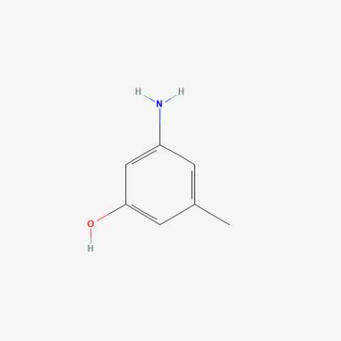 3-Amino-5-methylphenol 化学構造