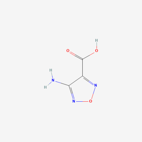 4-Amino-1,2,5-oxadiazole-3-carboxylic acid Chemische Struktur