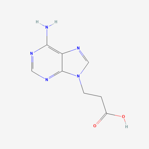 6-Amino-9H-purine-9-propanoic acid Chemical Structure