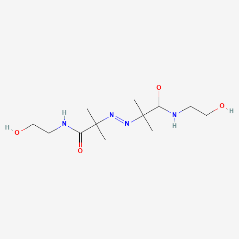 2,2'-Azobis(2-methyl-N-(2-hydroxyethyl)propionamide) Chemical Structure