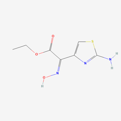 2-(2-Aminothiazole-4-yl)-2-hydroxyiminoacetate Chemical Structure