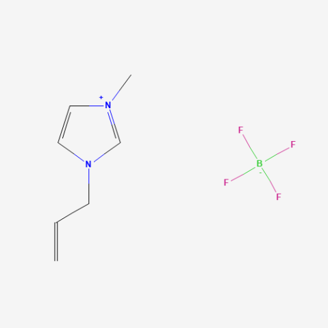 1-Allyl-3-Methylimidazolium Tetrafluoroborate 化学構造