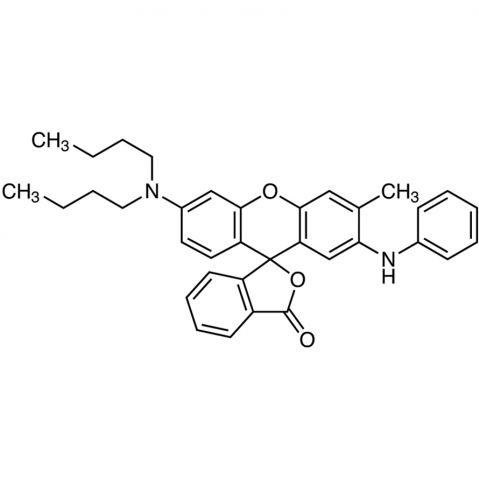 2'-Anilino-6'-(dibutylamino)-3'-methylfluoran Chemische Struktur